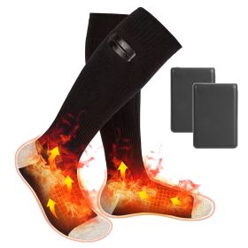 Electric Heated Socks for Men Women Battery Powered Heated Socks Rechargeable Feet Warmer with 4 Temperature Levels Indoor Outdoor Machine Washable Electric Heated Socks for Men Women Battery Powered Heated Socks Rechargeable Feet Warmer with 4 Temperature Levels Indoor Outdoor Machine Washable